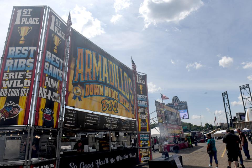 The Pro Football Hall of Fame Ribs Burnoff is back after a 10-year hiatus. The 2024 event will continue through Sunday at the Pro Football Hall of Fame.