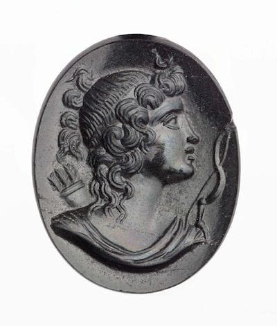 <span class="caption">Bust of Artemis with crescent moon headband.</span> <span class="attribution"><a class="link " href="https://collections.mfa.org/objects/180369/oval-gem-with-bust-of-artemis?ctx=51a2d53b-11bc-4547-891c-21b0c8389732&idx=0" rel="nofollow noopener" target="_blank" data-ylk="slk:Museum of Fine Arts, Boston;elm:context_link;itc:0;sec:content-canvas">Museum of Fine Arts, Boston </a></span>