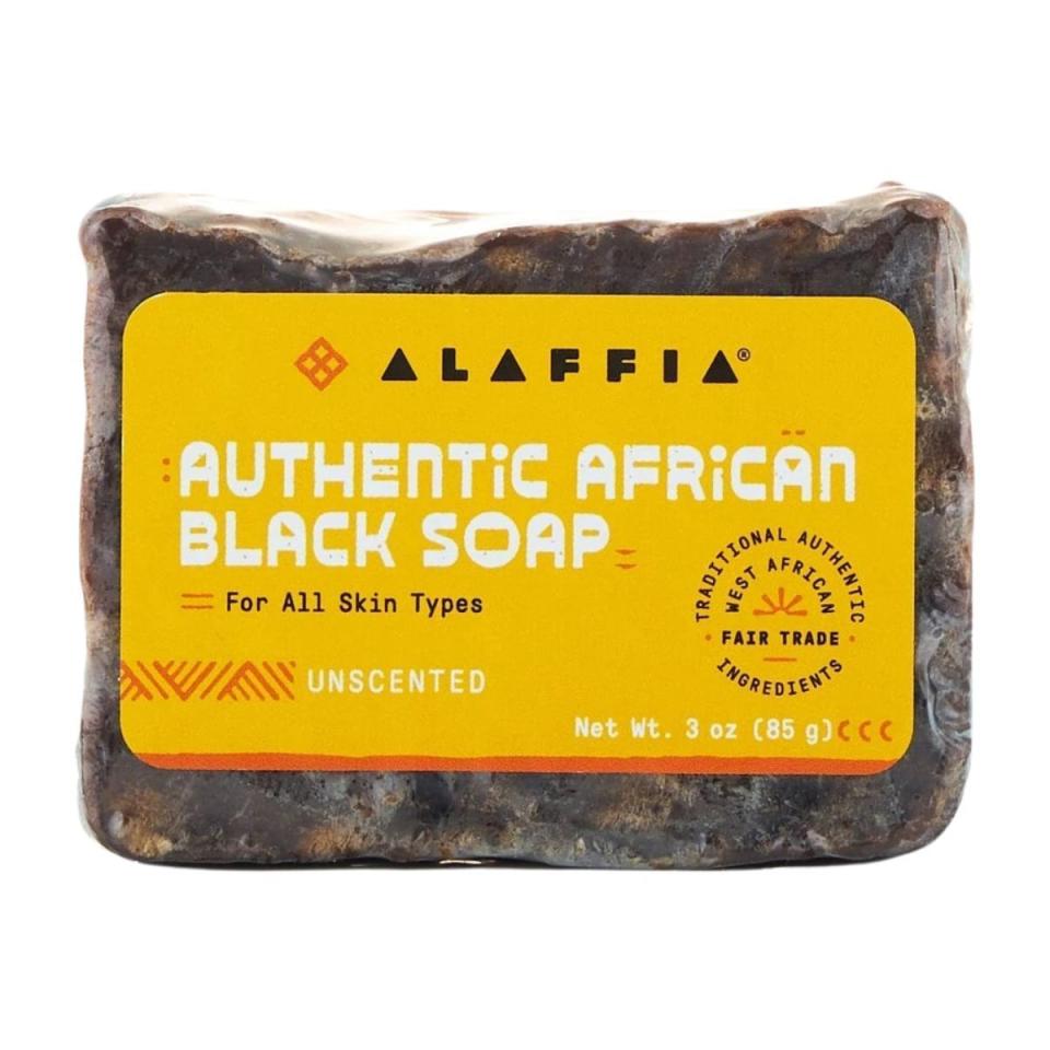 African Black Soap Bar Unscented