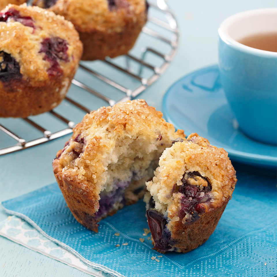 Blueberry-Oat Muffins