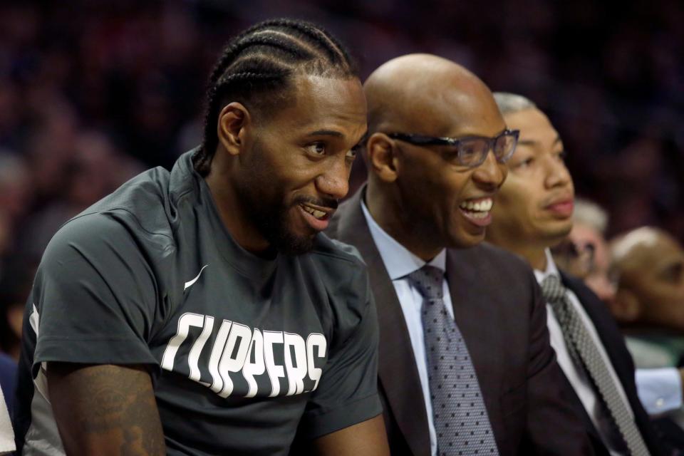 Kawhi Leonard played for Doc Rivers in 2019-20 with the Clippers.