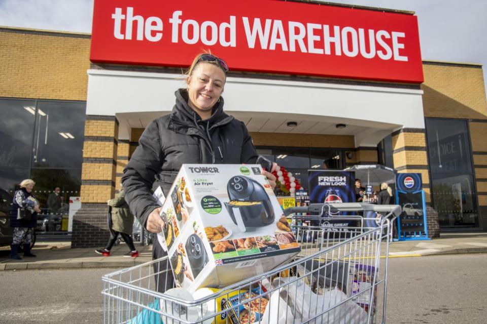 Watford Observer: The Food Warehouse raffle winner.