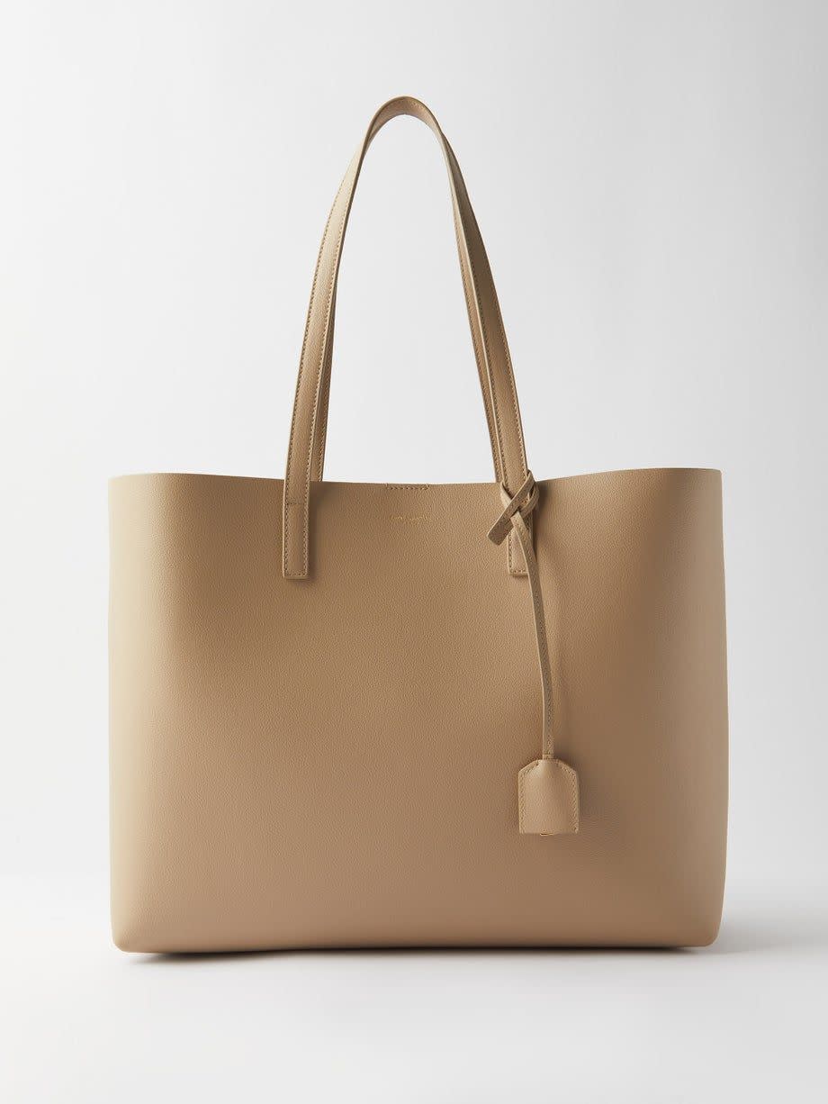 Shopping Leather Tote Bag