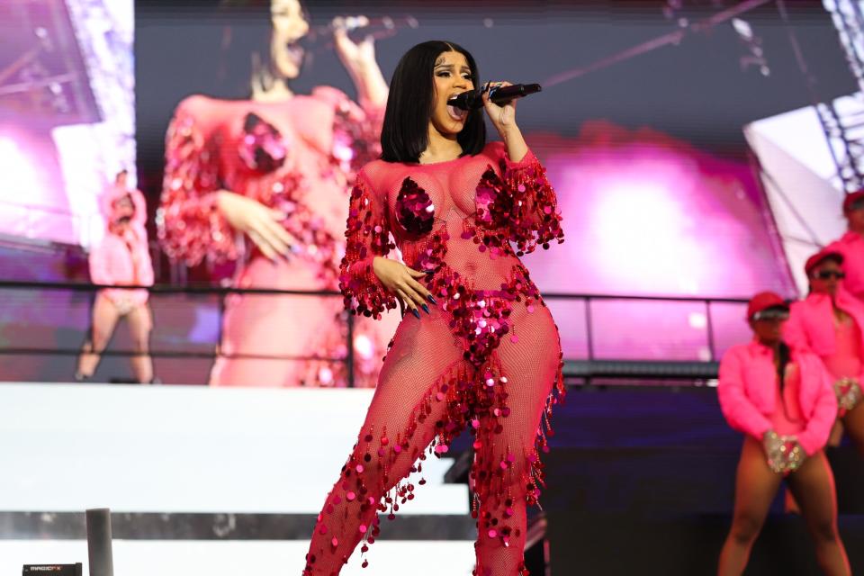 Cardi B Headlines At Wireless Festival Outdoor At The NEC, In Birmingham, UK. - Credit: Lensi Photography / SplashNews.com