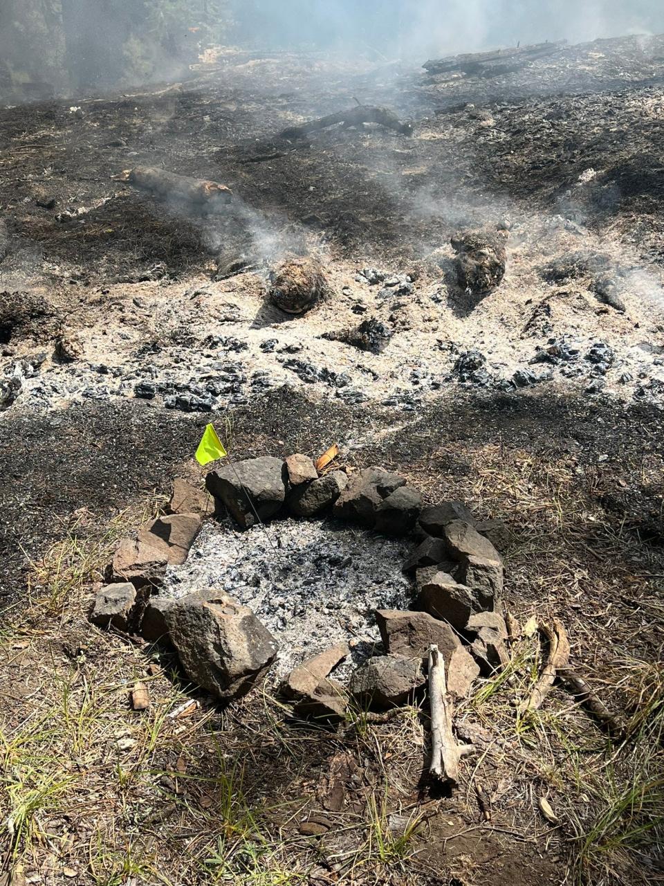 An escaped campfire near Prineville was determined to be the cause of a wildfire.