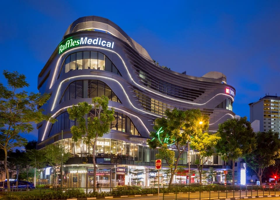 Raffles Medical Centre Holland V was designed by Swan & Maclaren