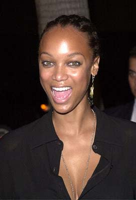 Tyra Banks at the Beverly Hills premiere of 20th Century Fox's Men of Honor