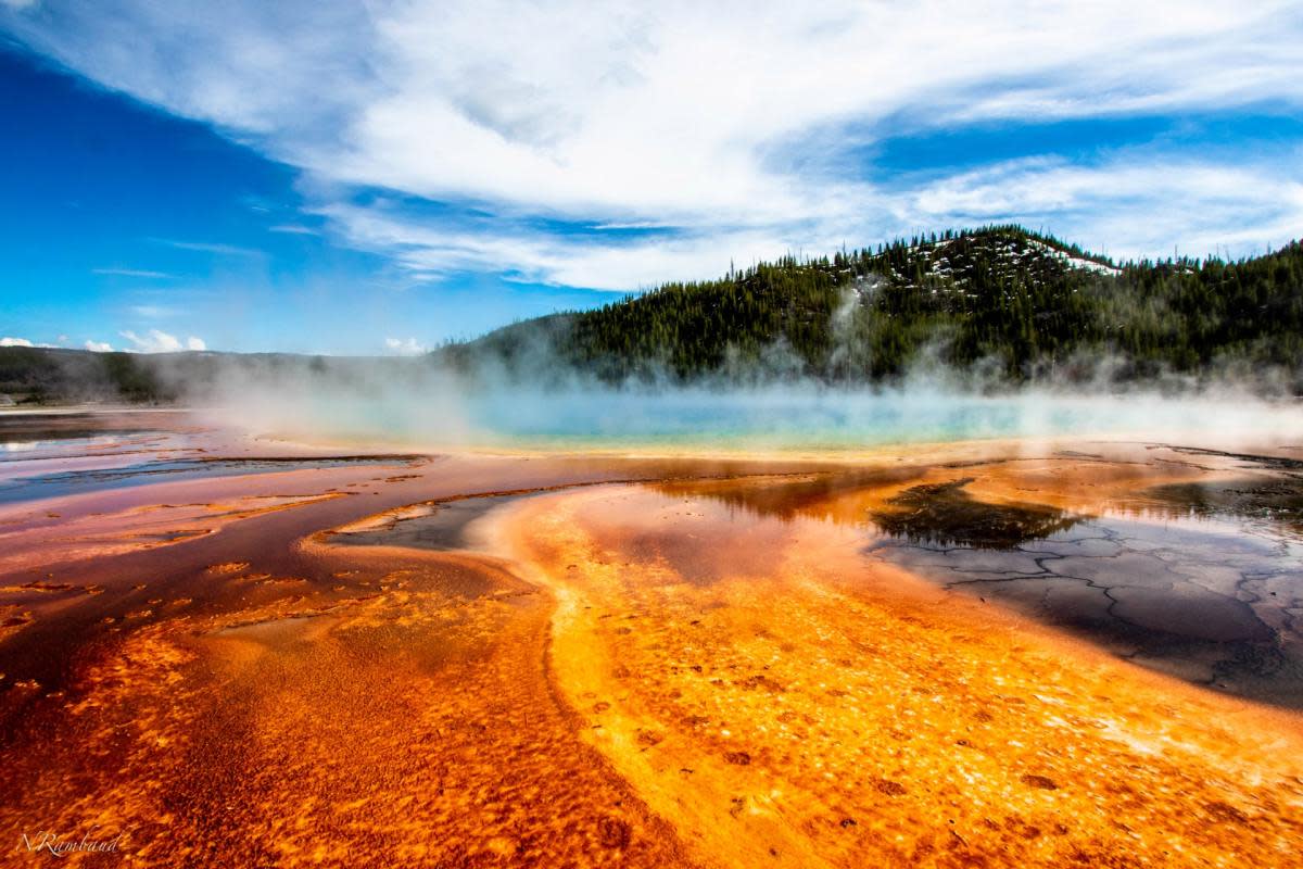 Yellowstone hot springs