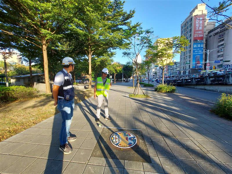 「台北蓋水」特色人孔蓋新增20座。（圖／台北市水利處提供）