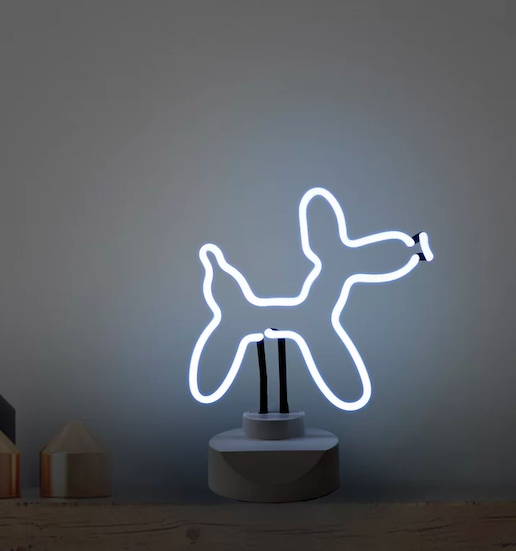 Oliver Gal Dog Tabletop Neon Sign