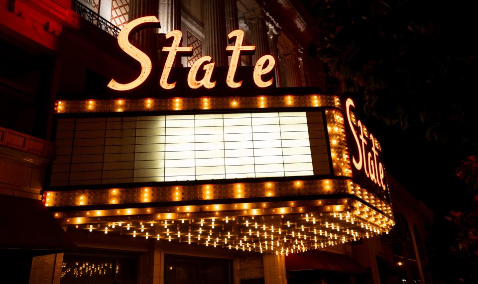 A lit up marquee at the State Theater in South Bend might generate hope, but developers are yet to file any plans with the city.