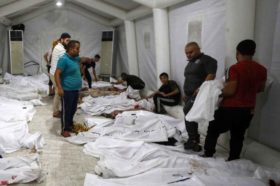 hospital gaza muertos