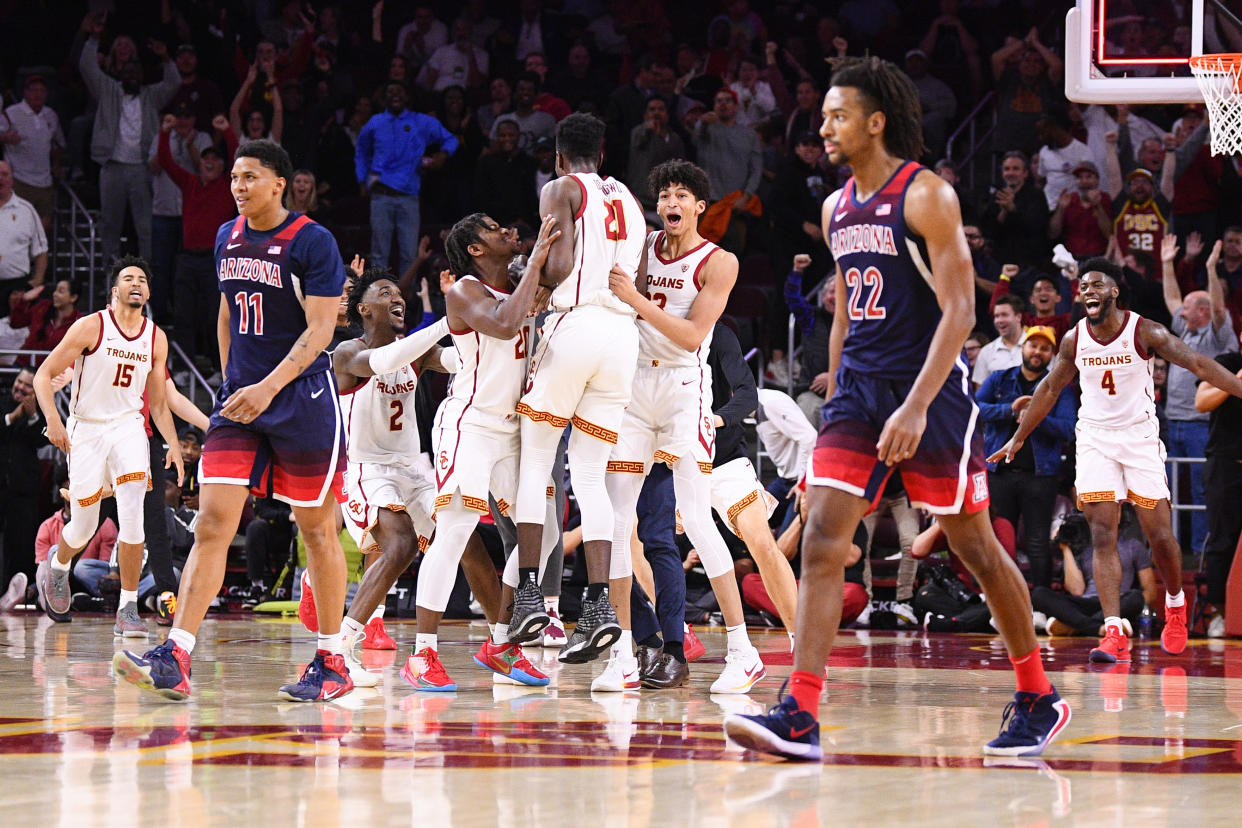 Onyeka Okongwu hit his first 3-pointer of the season on Thursday night — but did so from the other end of the court.