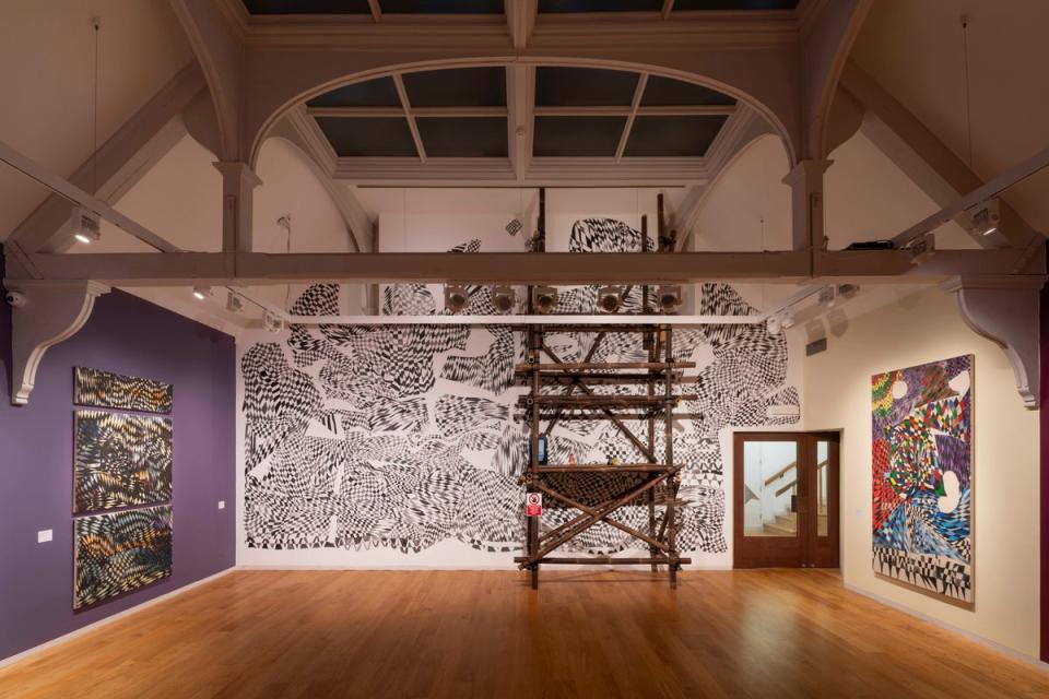 Installation View: Andrew Pierre Hart: Bio-Data Flows and Other Rhythms – A Local Story (Courtesy Whitechapel Gallery. Photo: Above Ground Studio)