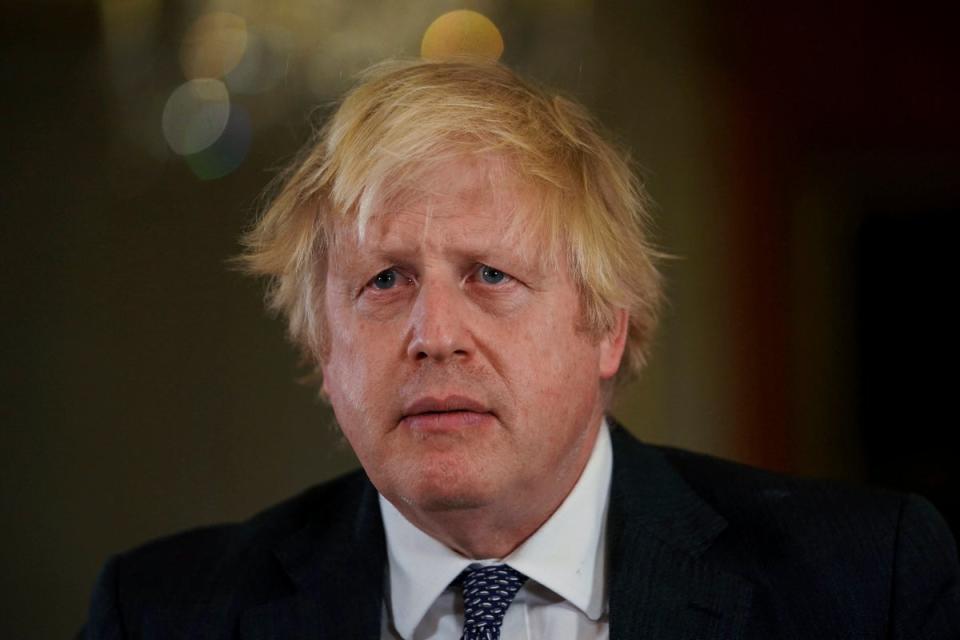 Boris Johnson had claimed that the Cabinet Office was ‘entirely wrong’ to hand over the dossier (AP)