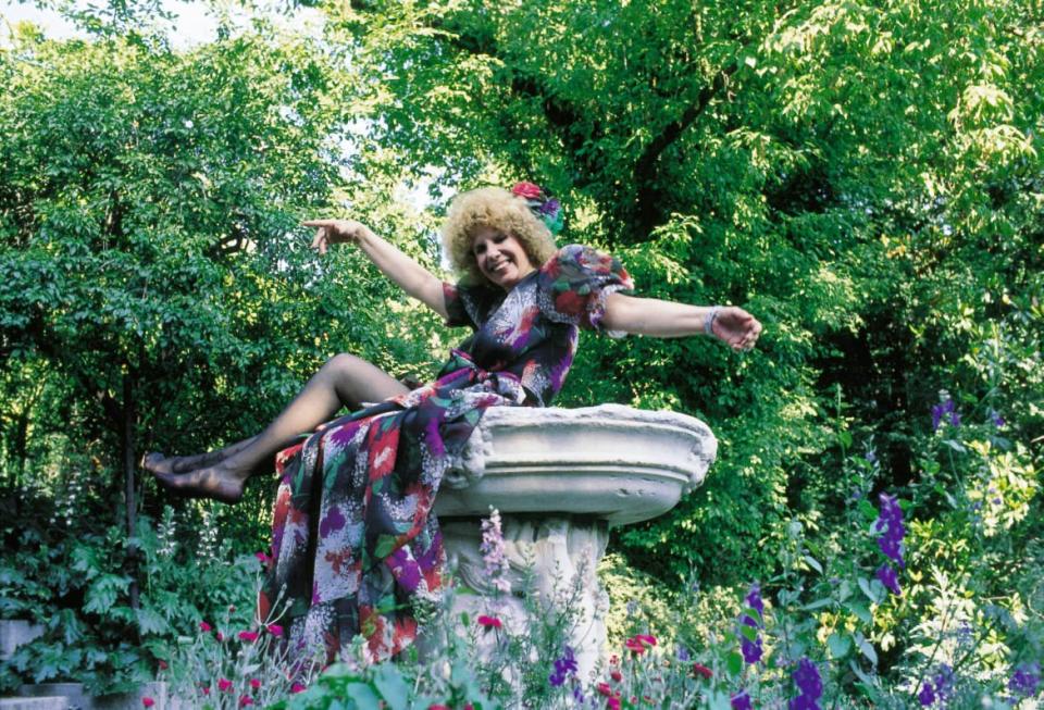 <div class="inline-image__caption"><p>Cayetana Fitz James, Duchess of Alba, in the gardens of the Liria Palace.</p></div> <div class="inline-image__credit">Aurora Fierro</div>