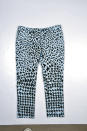 McQ blue leopard printed pants $3,499