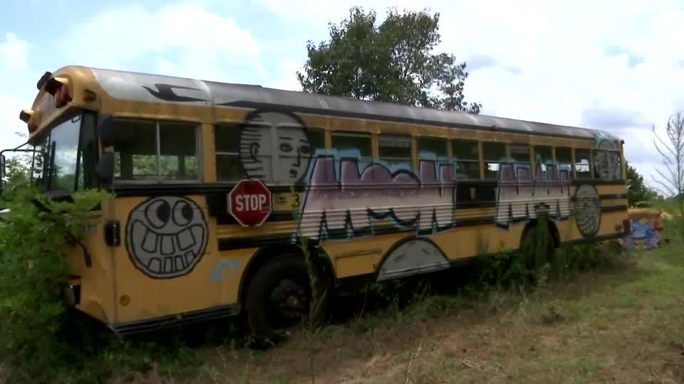 Now, artists gather from time to time with Wade’s approval to paint. There’s more than 100 buses and some cars, too. Visitors will find everything painted across the vehicles from Homer Simpson to killer ants to PAC-MAN to Waldo.