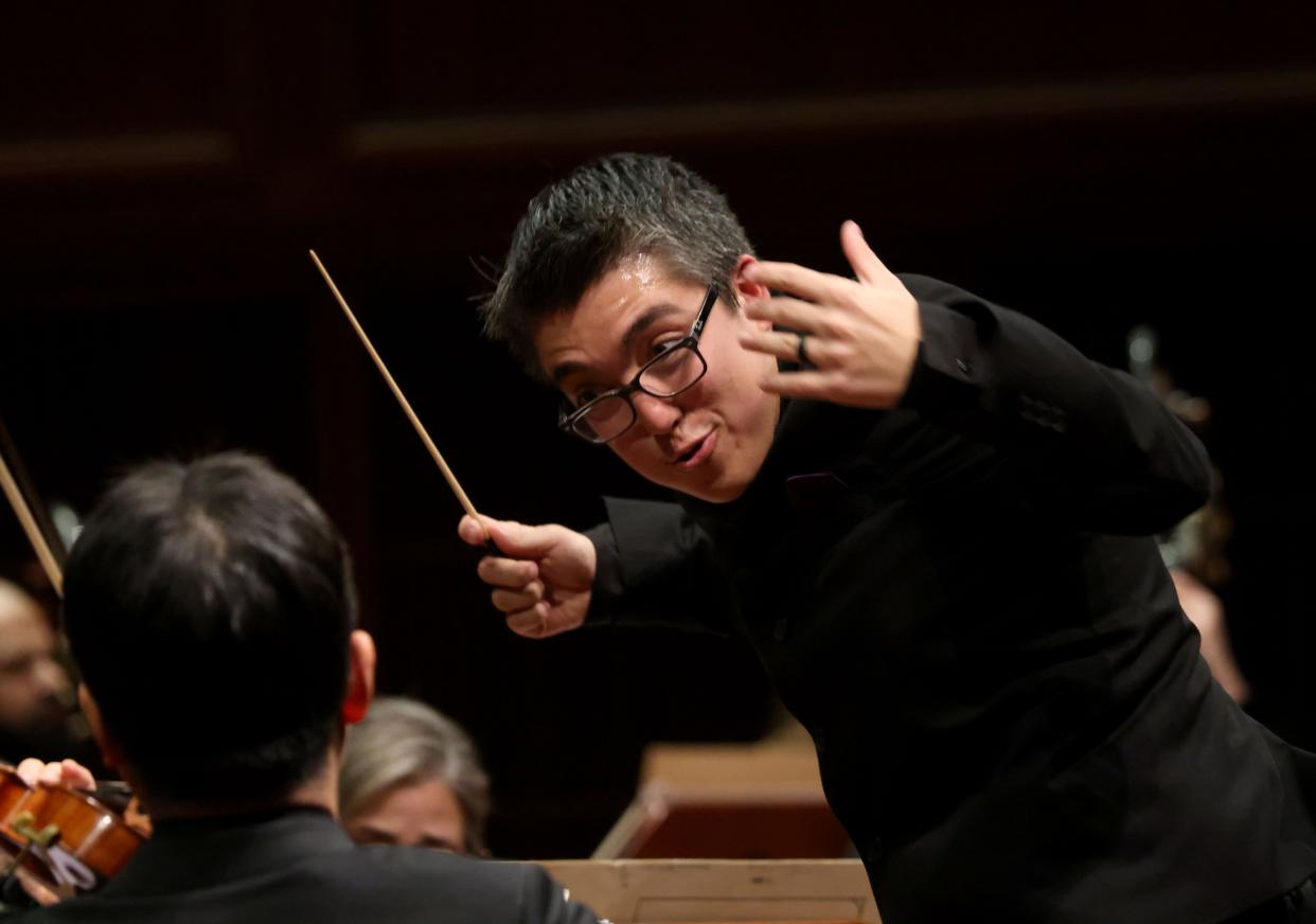 On short notice, Ryan Tani conducted the Milwaukee Symphony Orchestra's Nov. 11 concert at the Bradley Symphony Center.