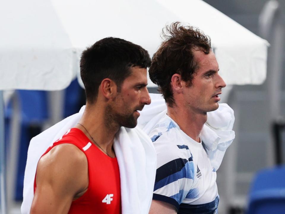 Murray and Djokovic have played alongside each other for years  (Getty Images)