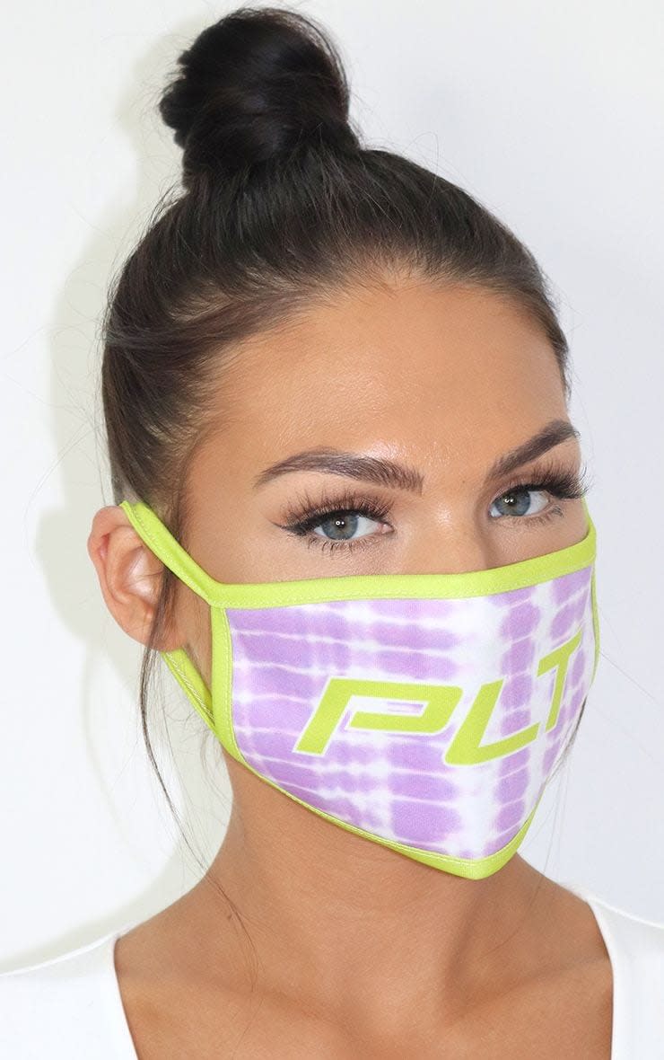 Cloth 'PLT' face mask not coronavirus PPE