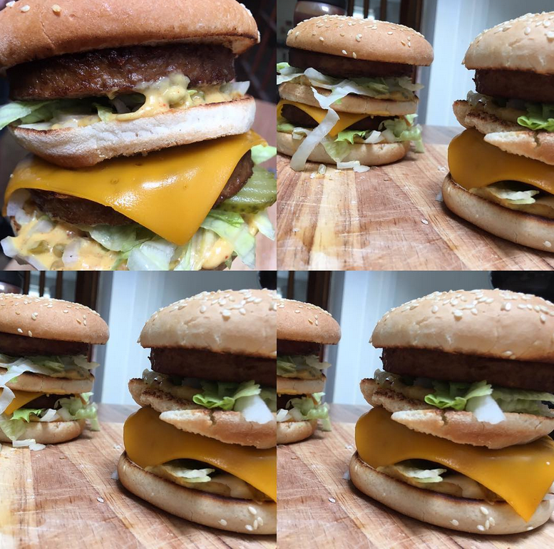 <p>Seguramente, la cadena de comidas rápidas detectó la cantidad de usuarios que subían a sus cuentas imágenes de sus propias hamburguesas veganas al estilo Mc. Foto: Instagram.com/eadycrawford </p>