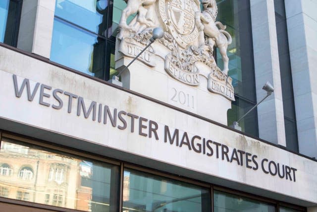 A general view of Westminster Magistrates' Court, London (Rick Findler/PA)