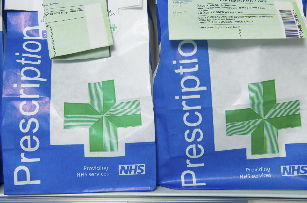 Prescriptions UK. (Photo by: Photofusion/Helen Stone/Universal Images Group via Getty Images)
