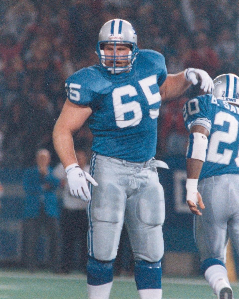 Eric Andolsek of Thibodaux played for the Detroit Lions from 1988 until his death in 1992.