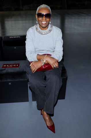 <p>Jacopo M. Raule/Getty</p> Bethann Hardison attends the Gucci Women's Fall Winter 2024 Fashion Show