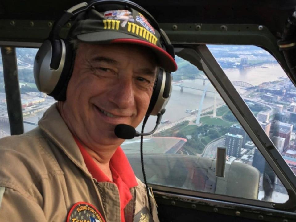 Retired pilot Len Root was among six victims killed in a military plane crash at a Dallas airshow in 12 November (Family handout via WFAA)