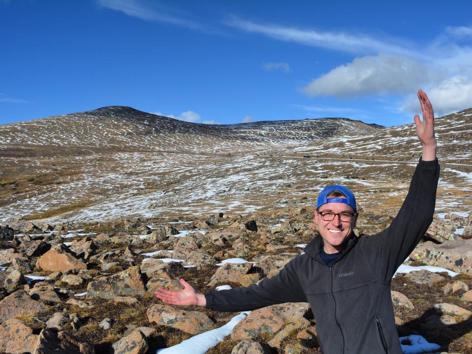 Meyer in Rocky Mountain National Park