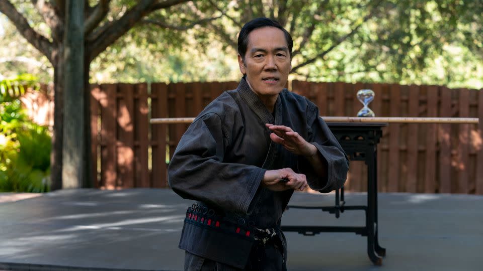 Yuji Okumoto plays Chozen Toguchi in "Cobra Kai." According to the US Social Security Administration, the name Chozen has become increasingly popular since the character became a hero on the Netflix show. - Curtis Bonds/Netflix