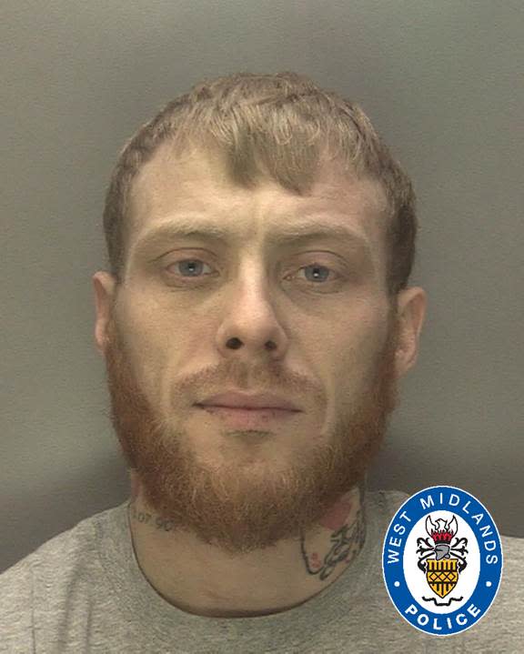 Scott Taylor was wanted in connection with a violent burglary. (SWNS)