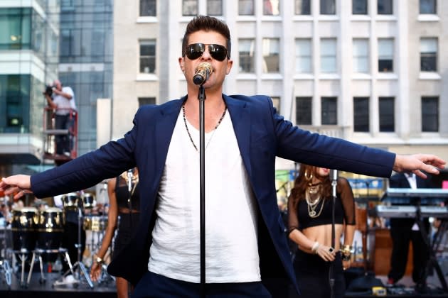 robin-thicke - Credit: Peter Kramer/NBC/Getty Images