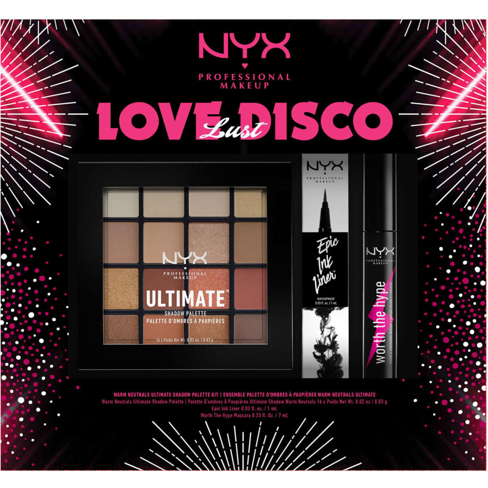 NYX Professional Makeup Love Lust Disco Ultimate Shadow Palette Kit