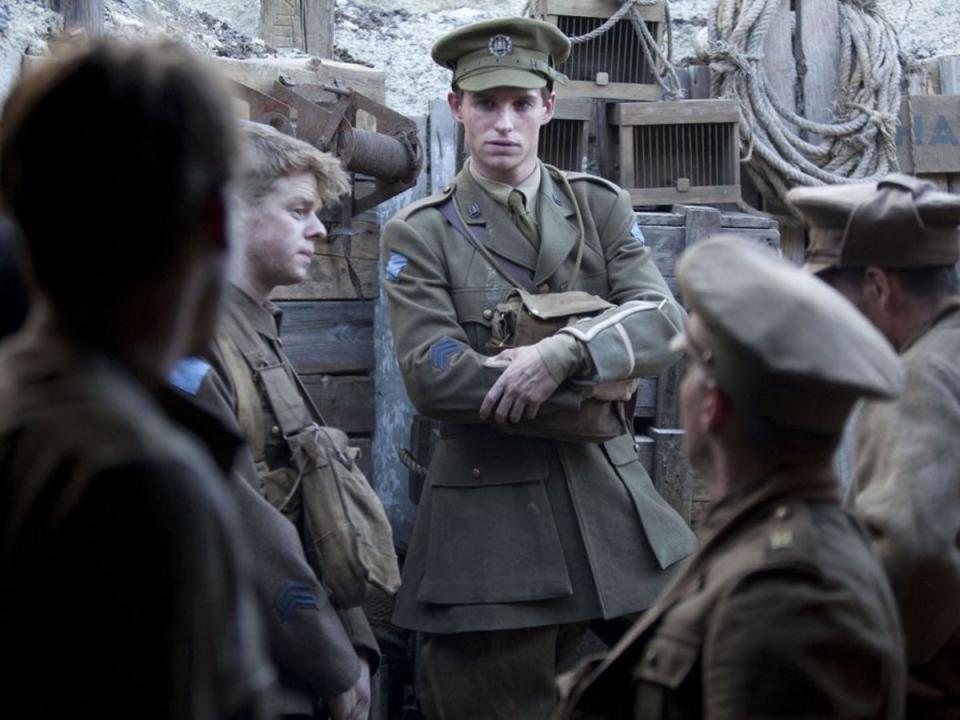 Eddie Redmayne as Stephen Wraysford in the BBC miniseries ‘Birdsong’ (2012) (BBC)