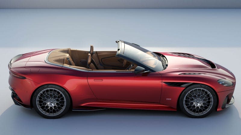 A render of the Aston Martin DBS 770 Ultimate Volante. 