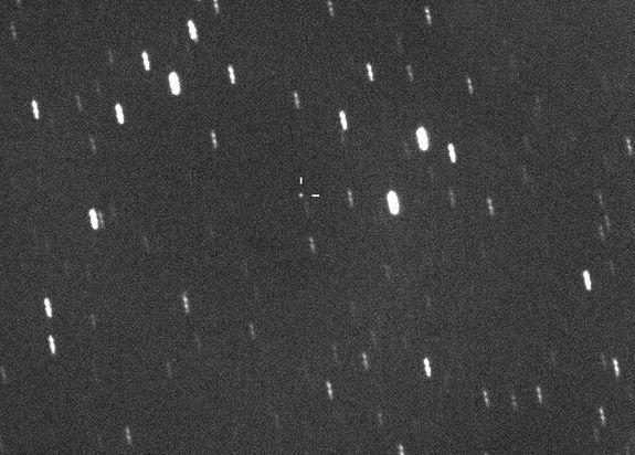 At about 36 hours from the minimum distance (9.3 million miles or 15 million kilometers from Earth), potentially hazardous asteroid Apophis was imaged again with the Virtual Telescope, on Jan. 8, 2013.