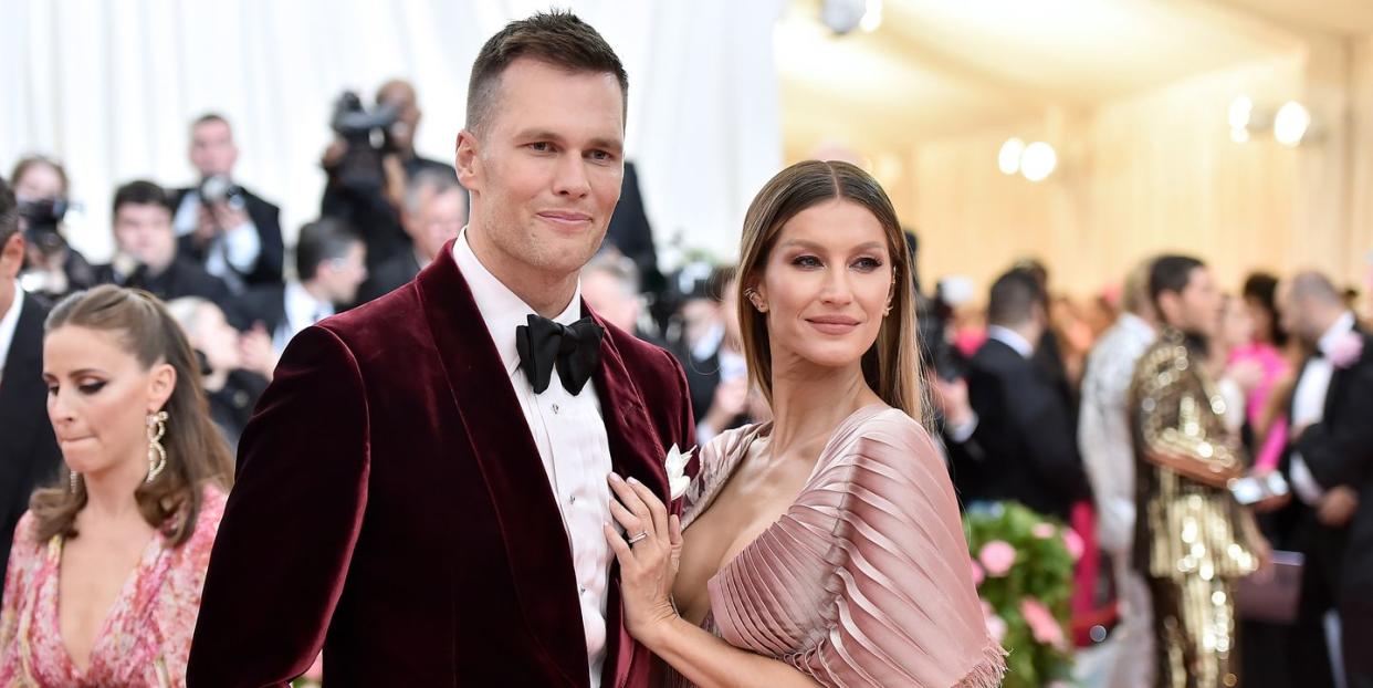 gisele and tom at the 2019 met gala