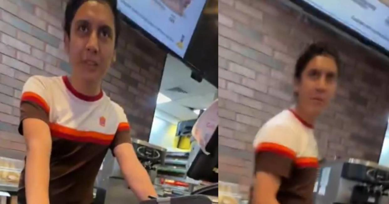 Gerente de una Burger King llama “muerto de hambre” a cliente que pidió una promoción. Foto: Captura de video X vía @pabloaberra