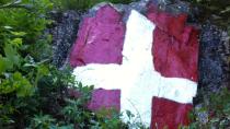 White crosses on Sugarloaf mountain repainted by Campbellton woman