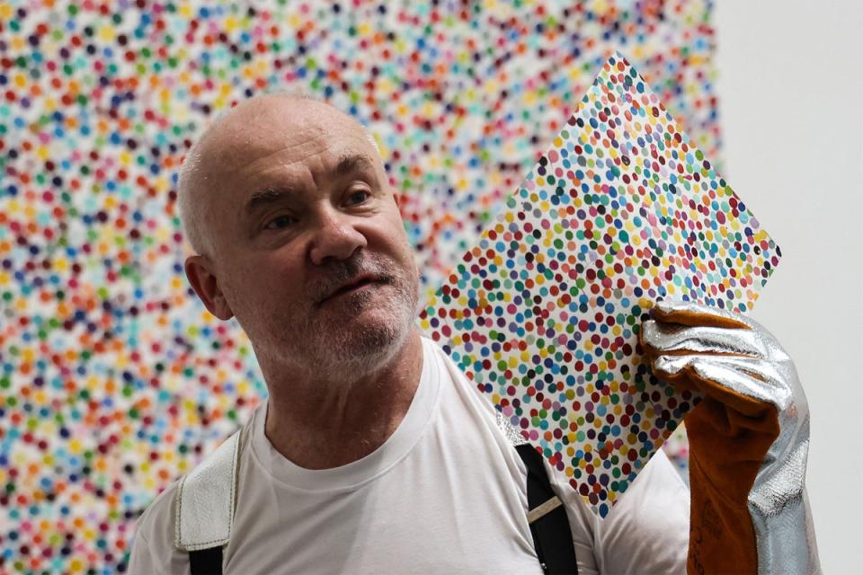 Hirst made $18m from the project (AFP/Getty)