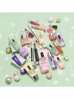 This skincare and makeup selection from Clinique