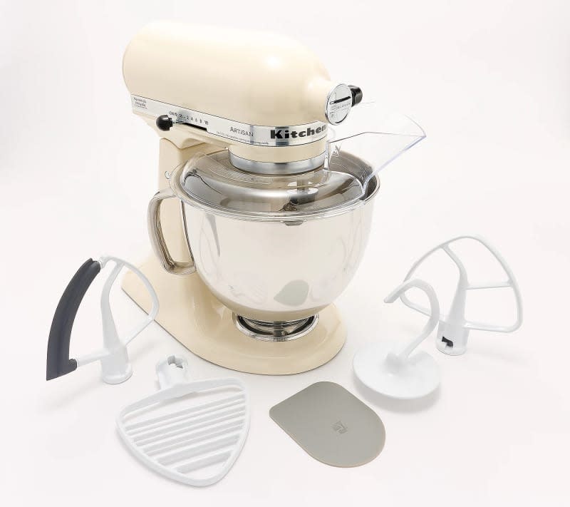 KitchenAid 5-qt Artisan Stand Mixer w/ Pastry Beater and Flex Edge