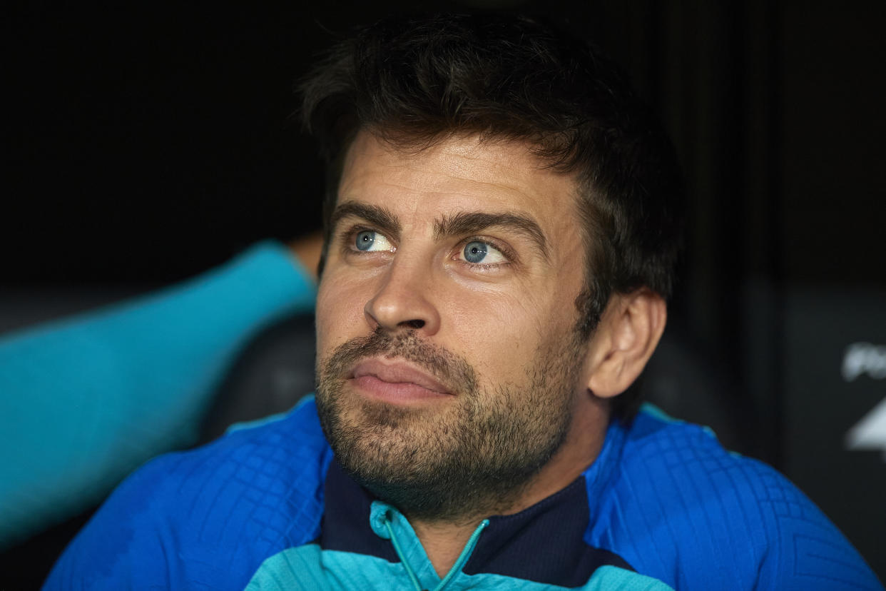 Gerard Pique de FC Barcelona 2022 en Valencia, España. (Photo by Silvestre Szpylma/Quality Sport Images/Getty Images)