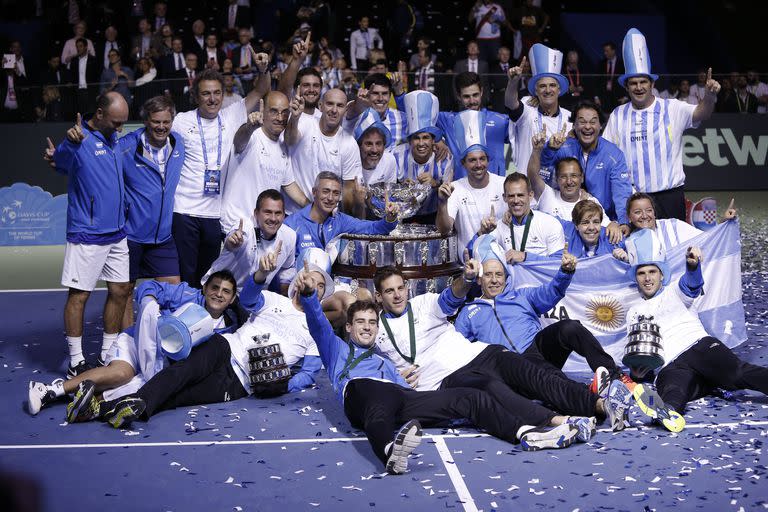 El 27 de noviembre de 2016, el día que el deporte argentino logró el último trofeo grande que tenía pendiente: la Copa Davis, tras la victoria 3-2 ante Croacia, en Zagreb.
