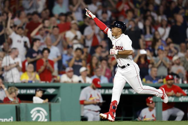 Boston Red Sox's Enmanuel Valdez plays against the Toronto Blue