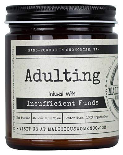 28) Adulting Candle