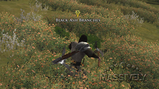 Lord of the Rings Online - Gathering black ash
